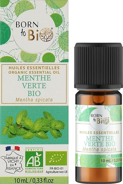 Ефірна олія Born to Bio М'ята кучерява 10 мл - Pampik - 2