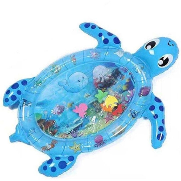 Розвиваючий килимок Bambi WM-T-2 Черепаха блакитний (26136) - Pampik