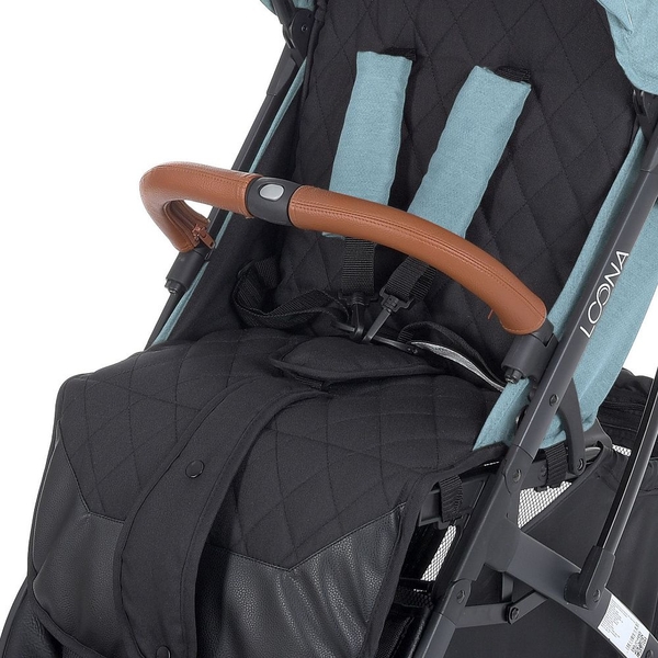 Прогулянкова коляска El Camino Loona ME 1090-1 Arctic Blue, блакитна з чорним (25528) - Pampik - 10