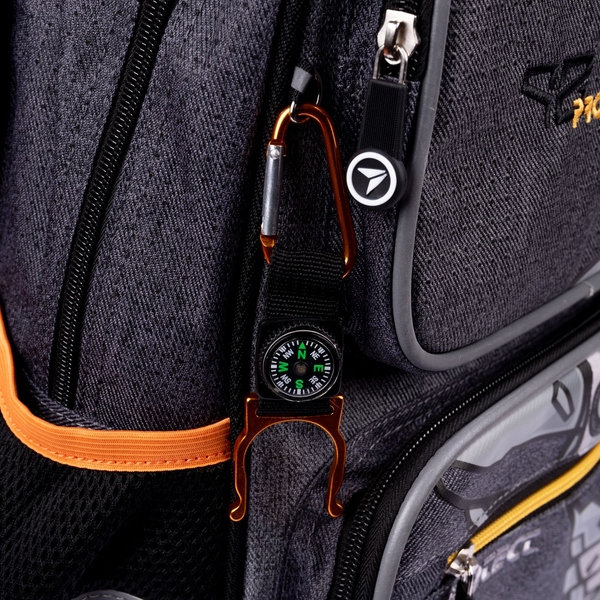 Рюкзак Yes S-86 AsPro, серый с черным (554635) - Pampik - 11