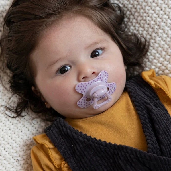 Пустышка силиконовая Difrax Natural 6+ мес, Sage veins зеленая (127 Sage_veins) - Pampik - 6