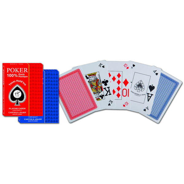 Карти гральні Piatnik Texas Hold'em, 55 карт (PT-135811) - Pampik