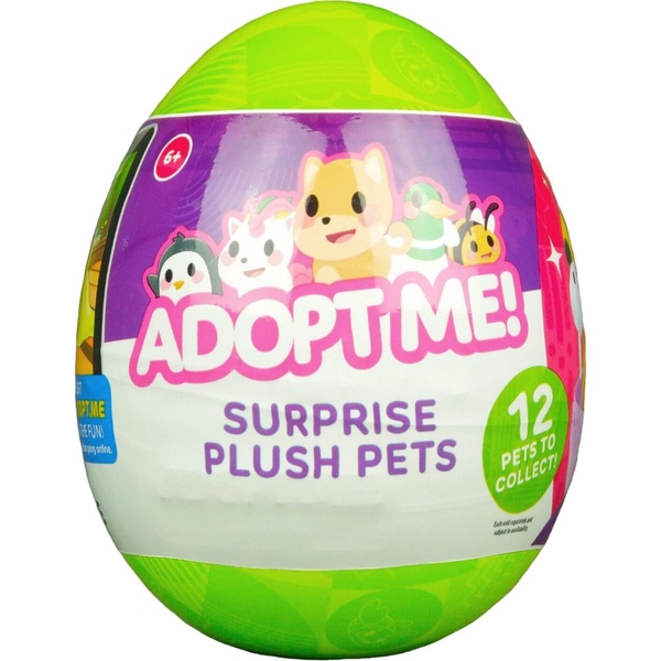 Іграшка-сюрприз в яйці Adopt Me! S2 Surprise Plush Pets, в асортименті (AME0020) - Pampik