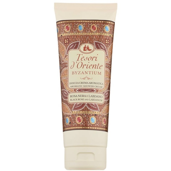 Парфумований крем-гель для душу Tesori d'Oriente Візантія, чорна троянда та лабданум, 250 мл - Pampik