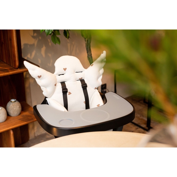 Подушка до стільця для годування Childhome Angel Hearts, білий (CCASCJOH) - Pampik - 3