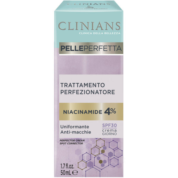 Денний крем для обличчя Clinians Pelleperfetta проти пігментних плям SPF 30, 50 мл - Pampik