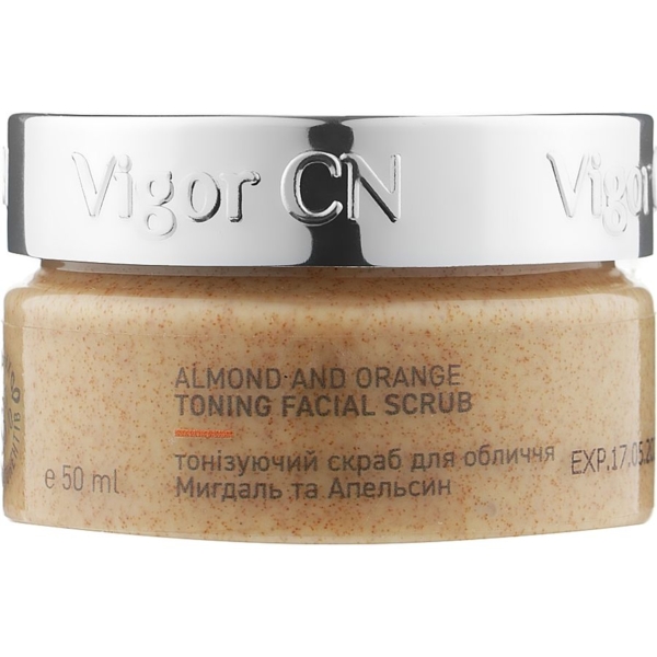Скраб для лица Vigor CN Апельсин и Миндаль 50 мл - Pampik