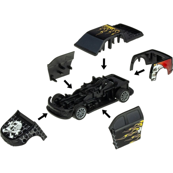 Инерционная машинка Crash'ems Крашмобиль 2 в 1 Jolly Roger (1300) - Pampik - 2