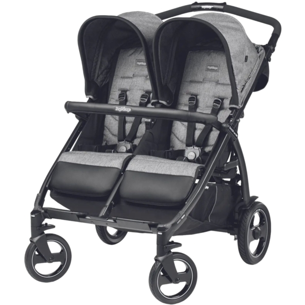 Коляска Peg-Perego Book for Two Quarz серая (IP05280000GL53) - Pampik