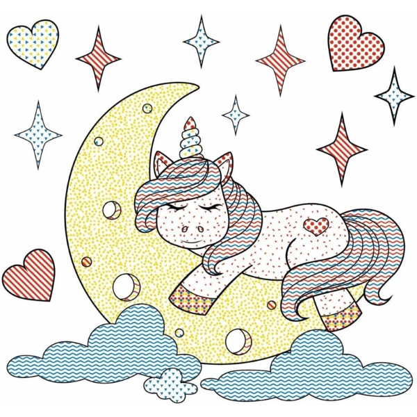 Водяні розмальовки Талант Єдинороги (8w-unic) - Pampik - 2