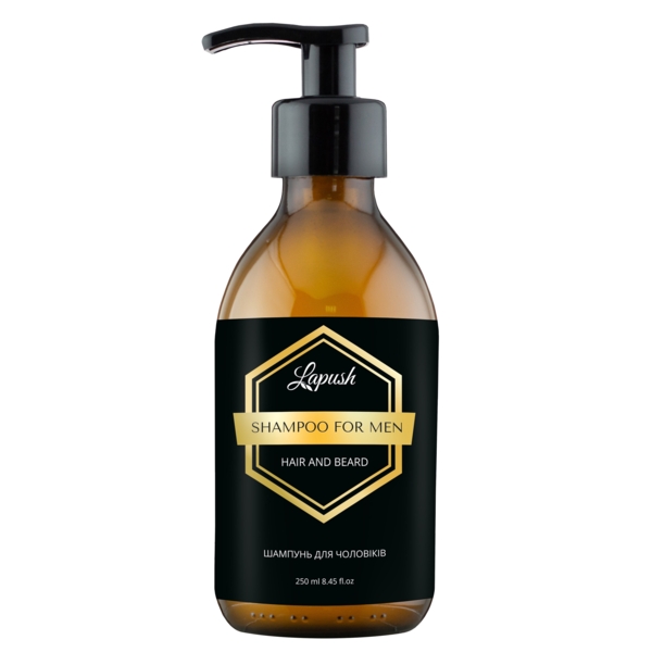 Безсульфатний шампунь для волосся та бороди Lapush, 250 мл (LP_SH_FRM_250) - Pampik