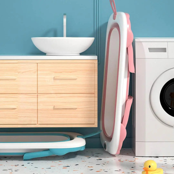 Ванночка El Camino ME 1106 T-control з термометром і зливом, 87 см, блакитна (26041) - Pampik - 9