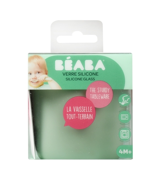 Силиконовый стакан Beaba, 180 мл, оливковый (913546) - Pampik - 3