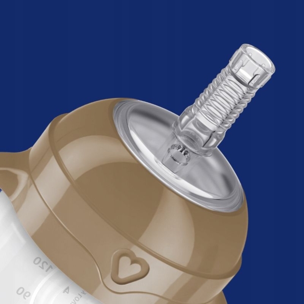 Кружка-непроливайка Lovi Моя первая кружка с трубочкой и утяжелителем, 150 мл, коричневый (35/363) - Pampik - 2