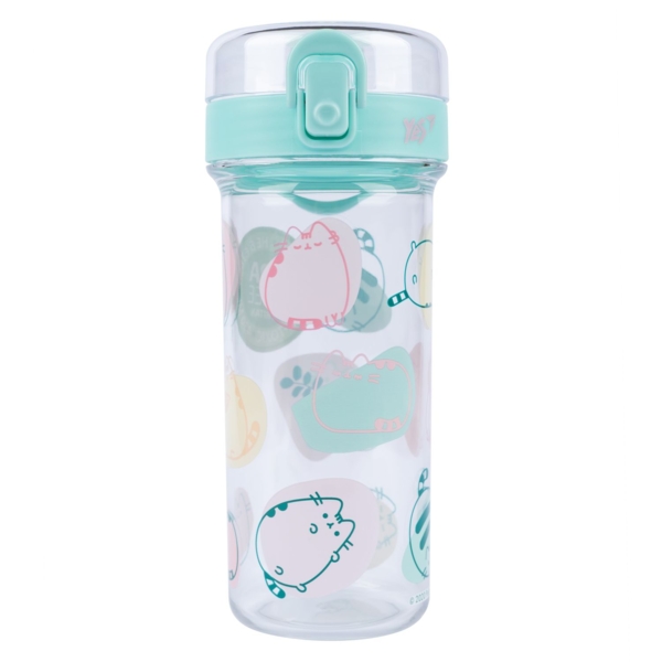 Бутылка для воды Yes Pusheen, 430 мл, разноцветная (707631) - Pampik