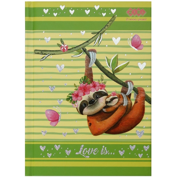 Блокнот ZiBi Love Is Kids Line А-6 у клітинку 64 лист салатовий (ZB.12719-15) - Pampik