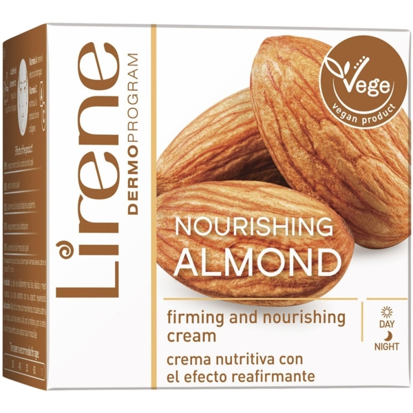 Розгладжувальний крем для обличчя Lirene Зволоження та живлення Firming and Nourishing Cream 50 мл - Pampik - 3