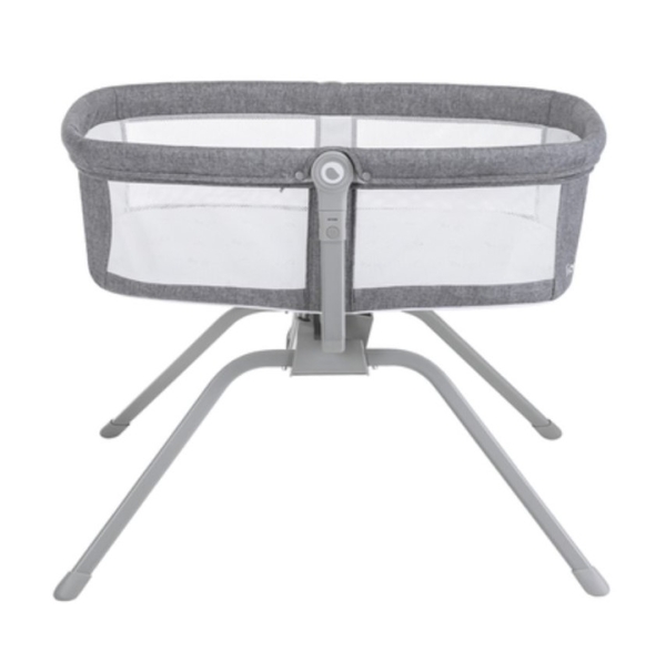 Ліжечко приставне Lionelo Malin Grey Stone, сіре (LO-MALIN GREY STONE) - Pampik