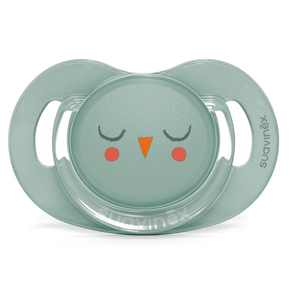 Пустушка фізіологічна Suavinex Bonhomia, 6-18 міс., зелена (307813) - Pampik