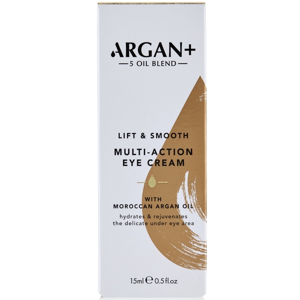 Крем для шкіри навколо очей Argan+ Moroccan Argan Oil Multi Action, 15 мл - Pampik