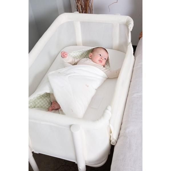 Дитяче ліжечко Childhome Evolux Bedside Crib 2 в 1, 97х64х85 см, білий (EVOBSCNW) - Pampik - 15