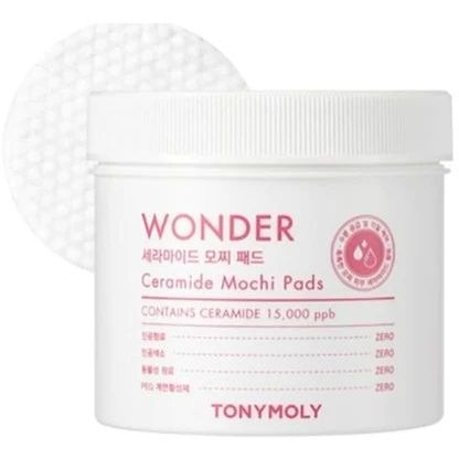 Пады увлажняющие для лица Tony Moly Wonder Ceramide Mochi Toner Pad, 70 шт. - Pampik - 2
