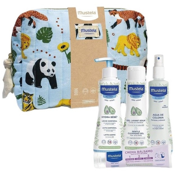 Набір дитячої доглядової косметики Mustela Jungle 5 шт. - Pampik