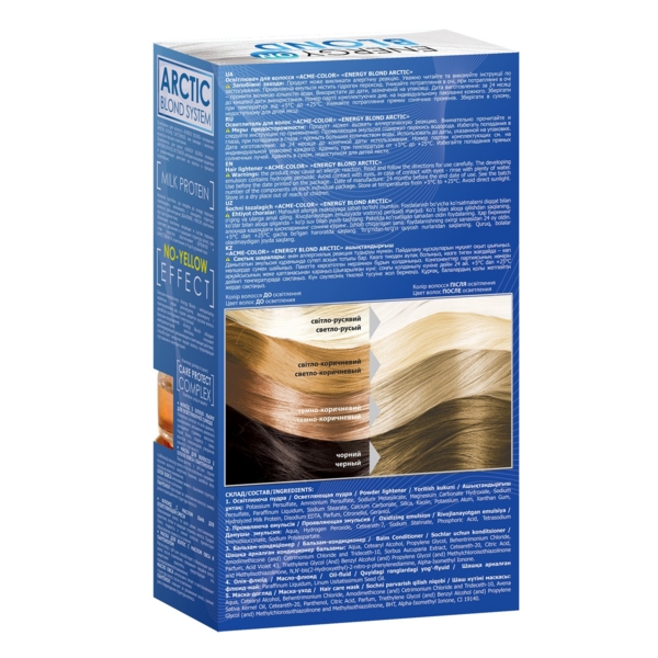 Освітлювач для волосся Acme Color Energy Blond Arctic, 112,5 г - Pampik - 2