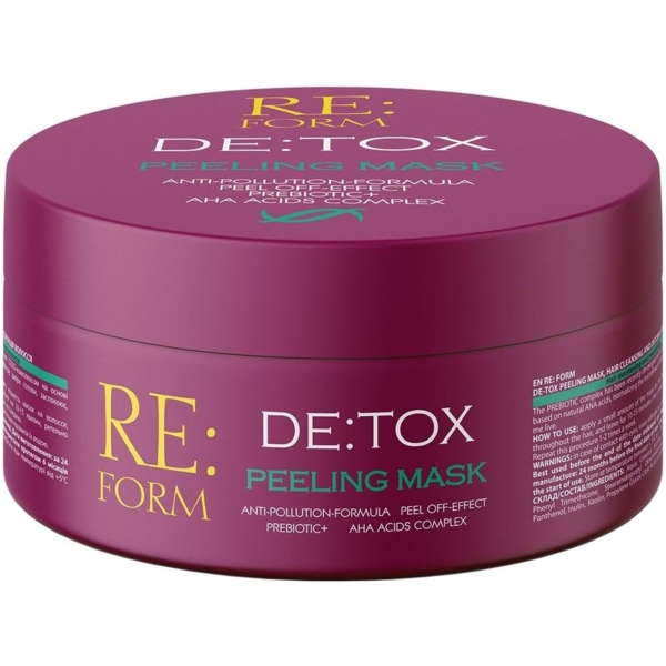 Маска-пилинг Re:form De:tox Очищение и детоксикация волос, 230 мл - Pampik