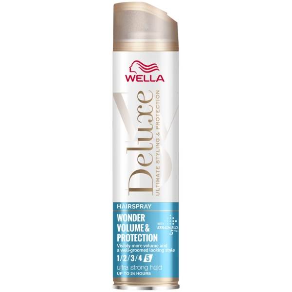Лак для волос Wella Deluxe Wonder Volume & Protection, 250 мл - Pampik