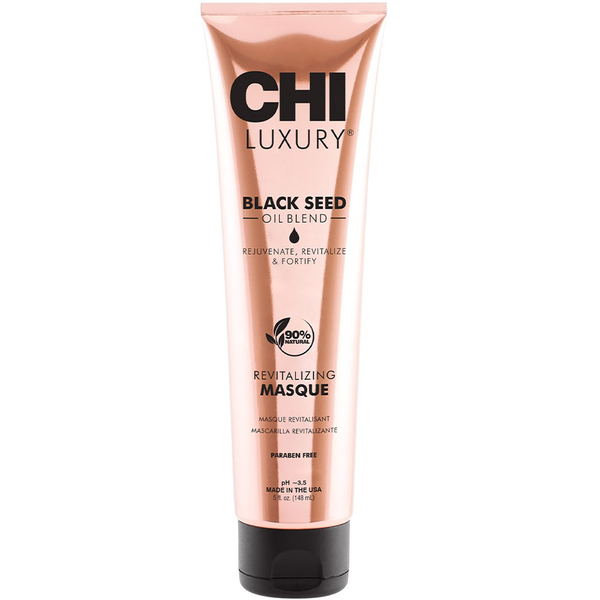 Маска для волосся CHI Luxury Black Seed Oil Revitalizing Masque відновлювальна з олією чорного кмину, 148 мл - Pampik
