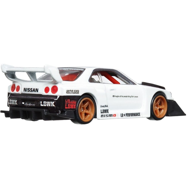 Автомодель Hot Wheels Boulevard Nissan Skyline Super Silhouette LB-ER34 біла з чорним (GJT68/HKF21) - Pampik - 5