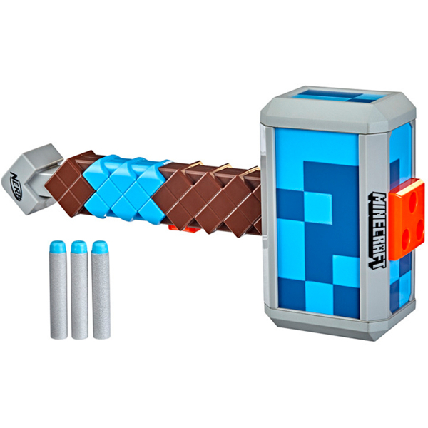 Бластер-молот Hasbro Nerf Minecraft Stormlander, з 3 стрілами (F4416) - Pampik