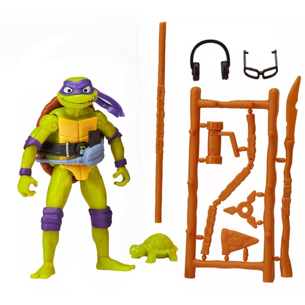 Ігрова фігурка TMNT Черепашки-ніндзя Movie III Донателло, 11,5 см (83282) - Pampik - 3