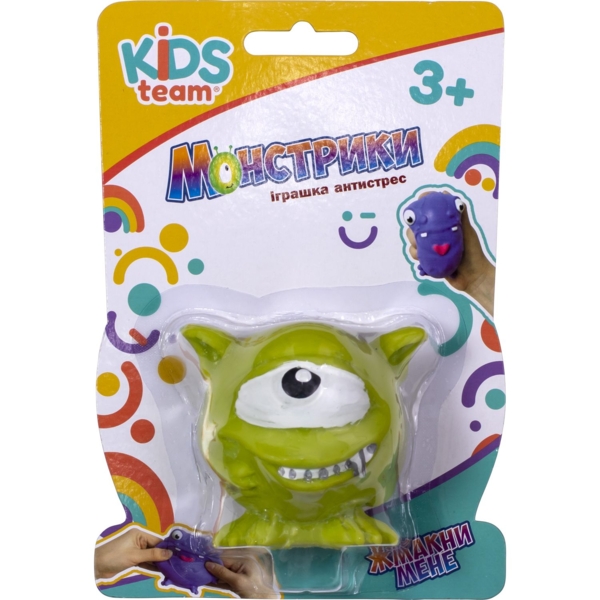 Іграшка-антистрес Kids Team Монстрики салатова (CKS-10497_4) - Pampik - 2