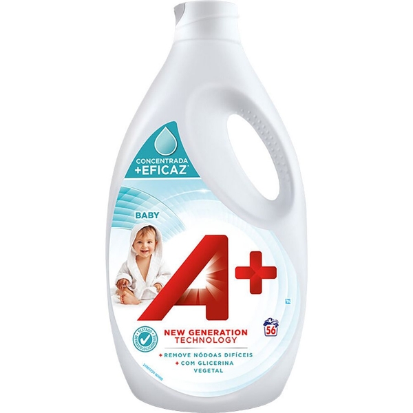 Гель для прання дитячої білизни A+ Baby 2.8 л - Pampik