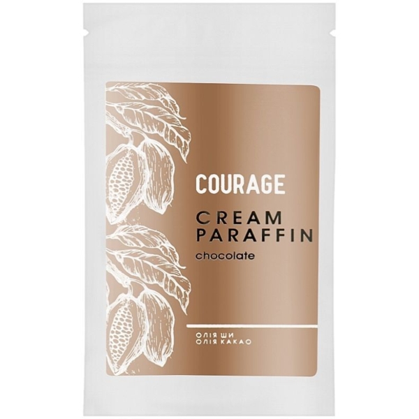 Крем-парафін Courage Cream Paraffin Chocolate для парафінотерапії (міні), 50 г - Pampik