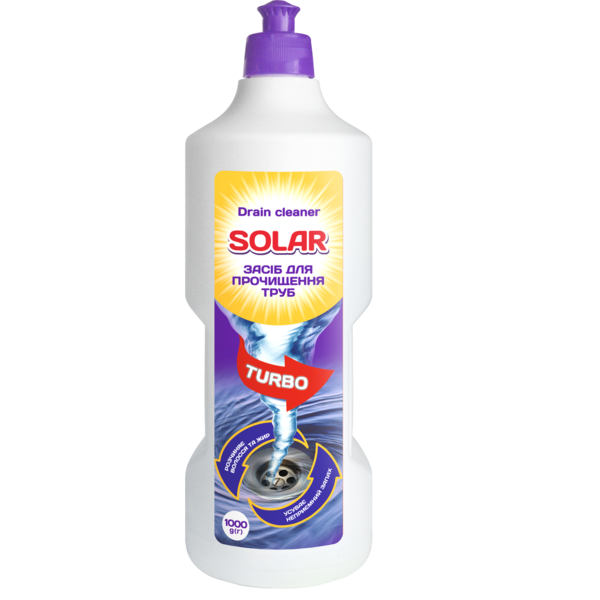 Средство для прочистки канализационных труб Solar, 1 кг - Pampik