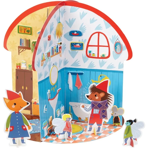 Розвиваючий 3Д набір Let's Craft Фантастичні світи Будиночок-грибочок (PSP-01) - Pampik - 3