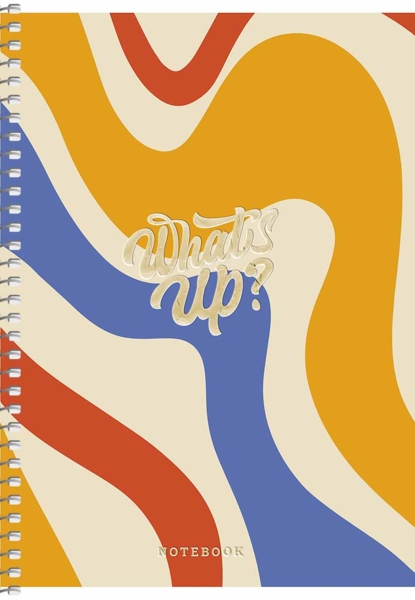 Зошит для записів Student Зигзаг, А5, в клітинку, спіраль, 80 аркушів (A5-SC-080-6091K) - Pampik