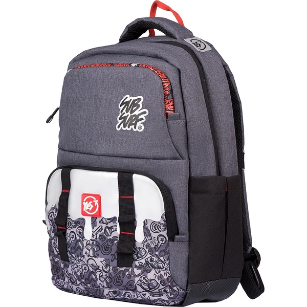 Рюкзак Yes TS-49 SubSurf Black and White, серый (558567) - Pampik