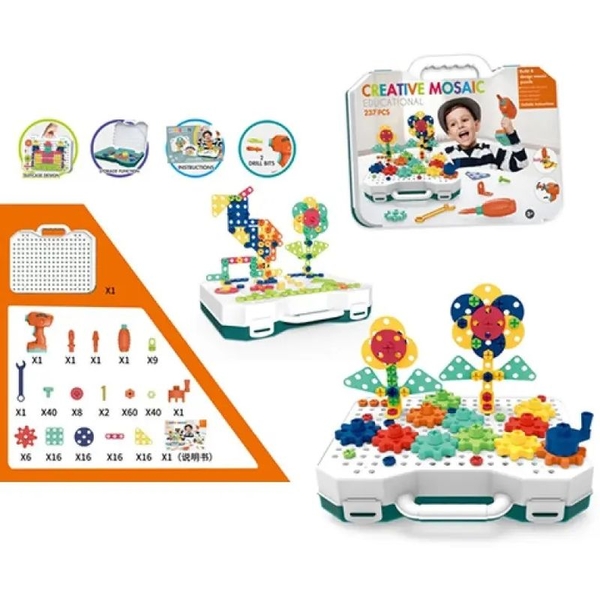 Конструктор Beiens Юный мастер, 249 элементов (ВС8826) - Pampik