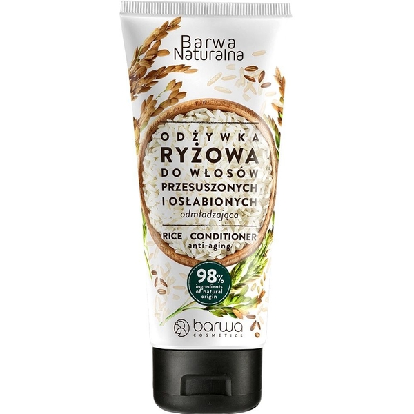 Кондиционер для волос Barwa Natural с экстрактом протеина риса, 200 мл - Pampik