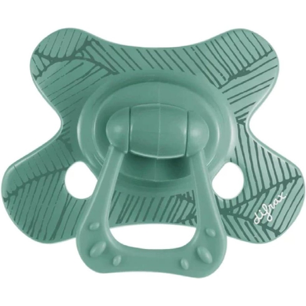 Пустышка силиконовая Difrax Natural 6+ мес, Sage veins зеленая (127 Sage_veins) - Pampik