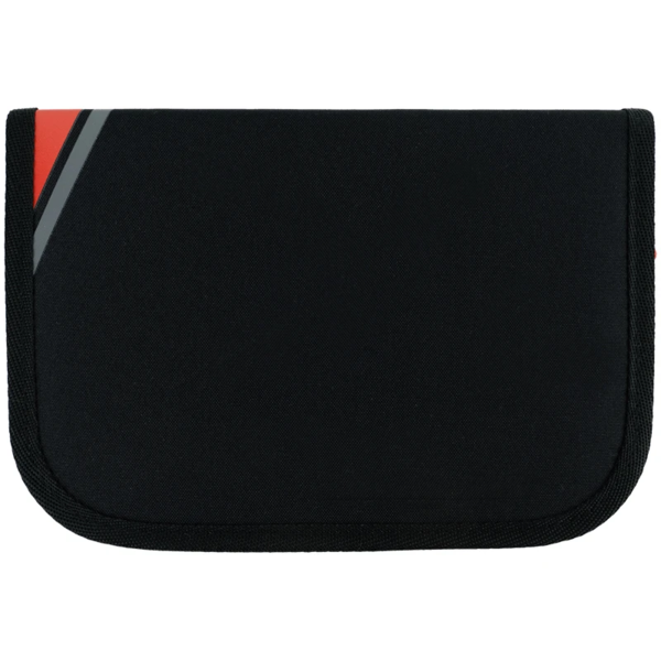 Пенал жесткий Kite Racing 20x14x3.9 см, черный (K24-621-4) - Pampik