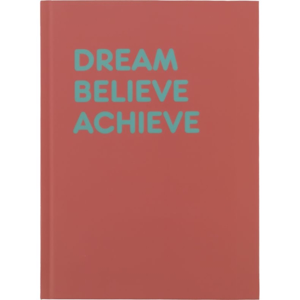 Книга записна Axent Dream А5, 96 аркушів, в клітинку, тверда обкладинка, червона (8458-3-A) - Pampik