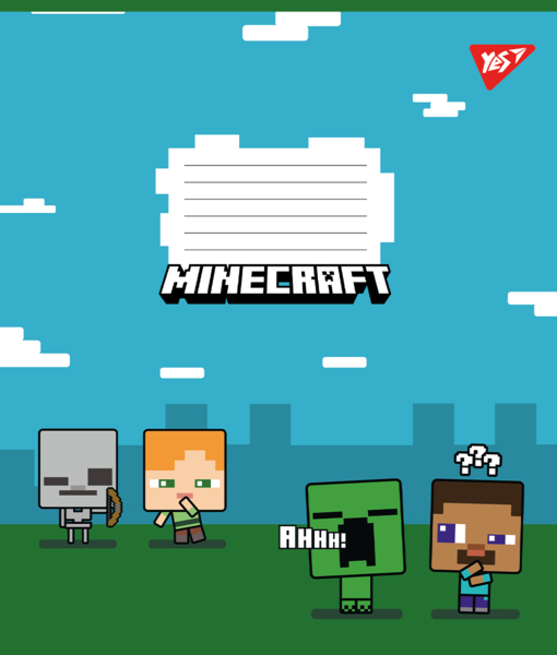 Набор тетрадей Yes Minecraft А5 в линейку 12 листов 25 шт. (766950) - Pampik - 2