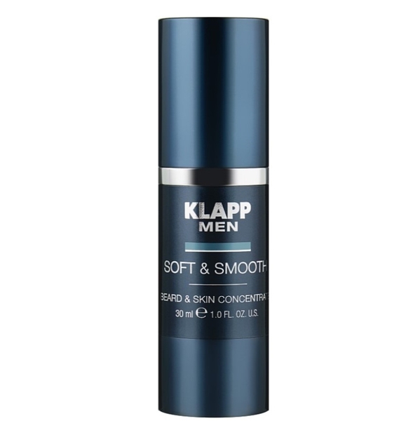 Концентрат для догляду за шкірою обличчя і бородою Klapp Men Shape & Smooth Global Gel 30 мл - Pampik