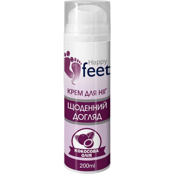 Крем для ніг Happy Feet Щоденний догляд, 200 мл - Pampik