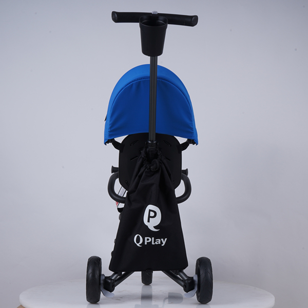 Велосипед складаний триколісний дитячий Qplay Nova+ Rubber Sky Blue (S700-13Nova+SkyBlue) - Pampik - 9